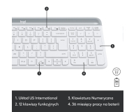 LOGITECH MK470 Wireless Offwhite - 625245 - zdjęcie 11